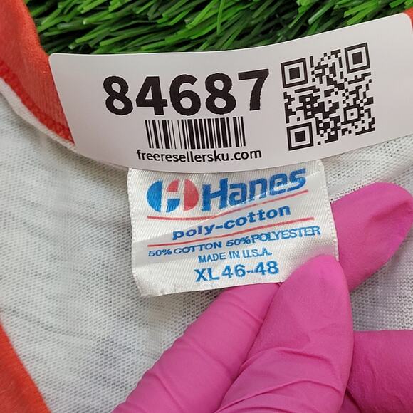 Vintage 1984 North Texas State University Shirt Womens XL 21x25 Ringer - Picture 8 of 13